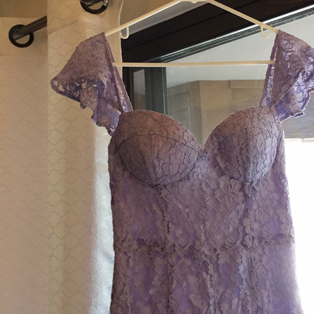 Purple Lace Romper